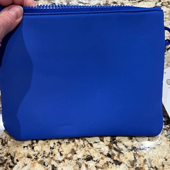Athleta Varsity Blue Clutch Wristlet - Picture 4 of 6